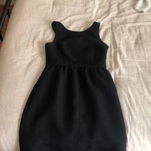 Black Anthropologie Dress. Cross-cross back.